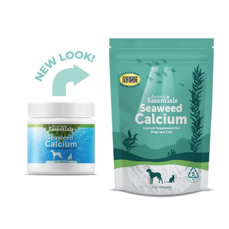 Animal Essentials Sea-Cal - Pure Seaweed Calcium Powder for Dogs with Magnesium, Joint Supplement for Dogs & Cats for Healthy Bones & Teeth, Joint Health, Vegan Icelandic Seaweed Calcium - 12 oz - Image 5
