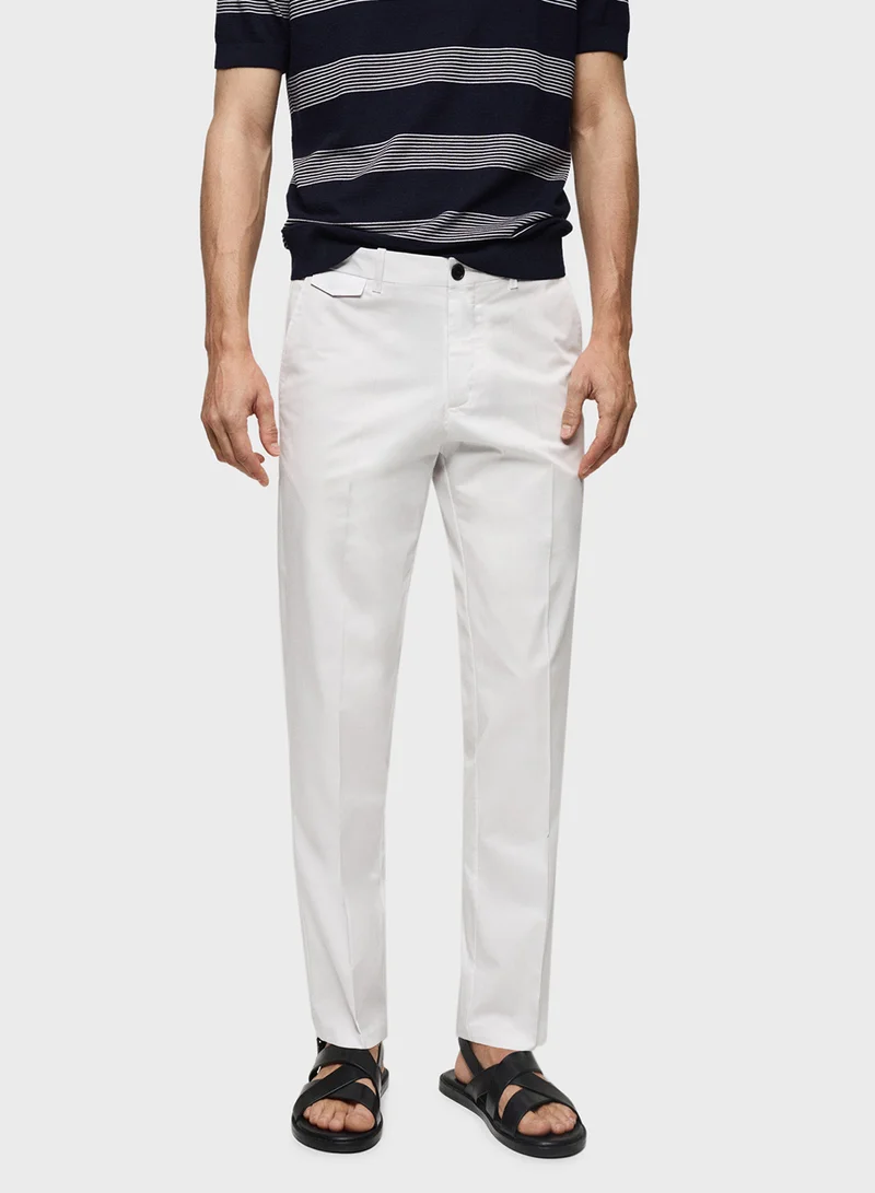 Mango Man Mayol Straight Fit Pants