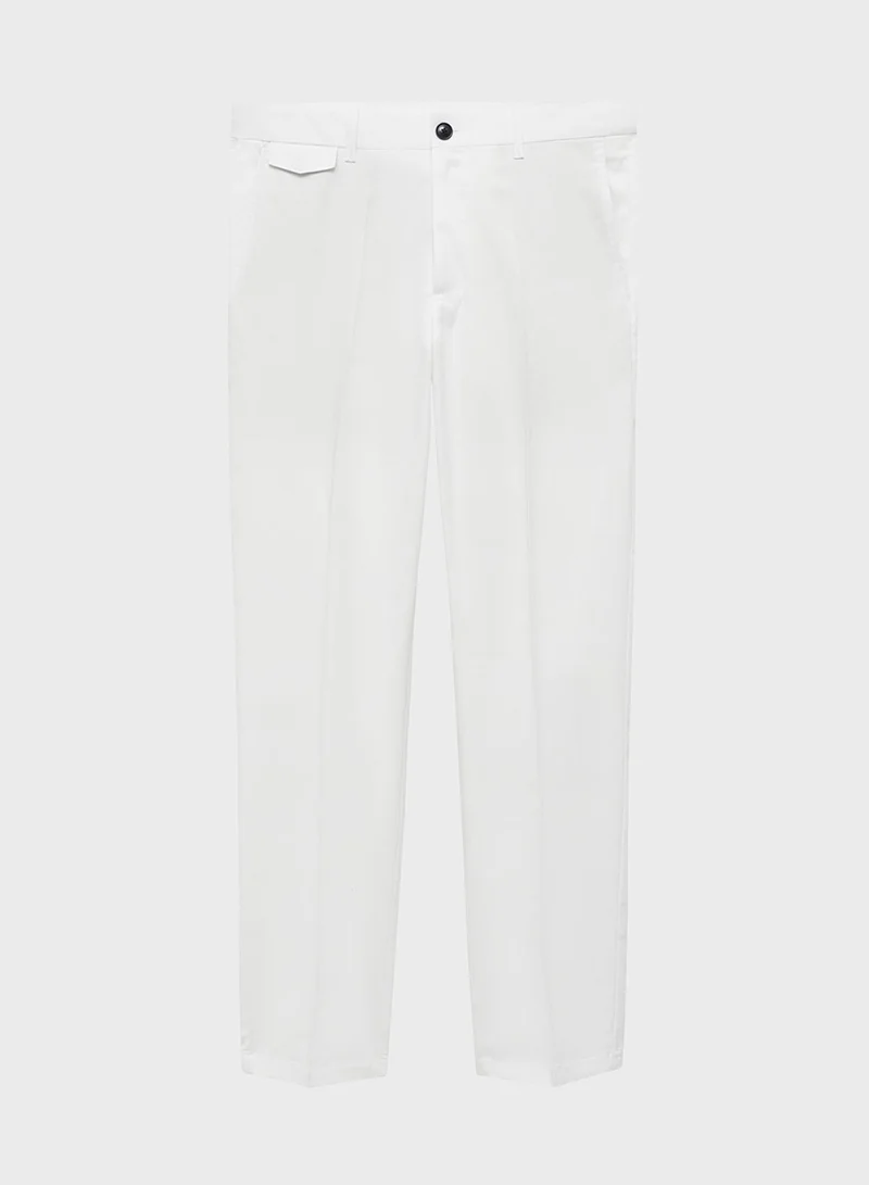 Mango Man  Mayol Straight Fit Pants for Men | Best Price UAE