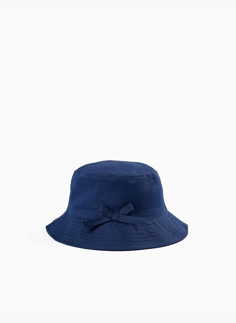 زيبي Zippy Twill Hat with Decorative Bow for Girls
