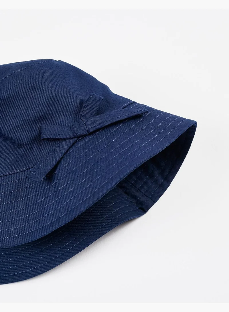 زيبي Zippy Twill Hat with Decorative Bow for Girls
