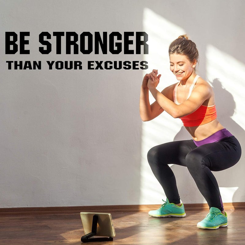 Tenare 4 Pieces Motivational Gym Wall Decals - Image 5