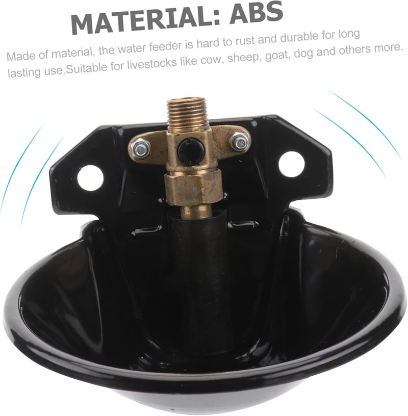 Automatic Drinking Water Bowl for Sheep and Livestock Iron Plate and Copper Valve Feeder for Farms and Outdoor Use - Image 5