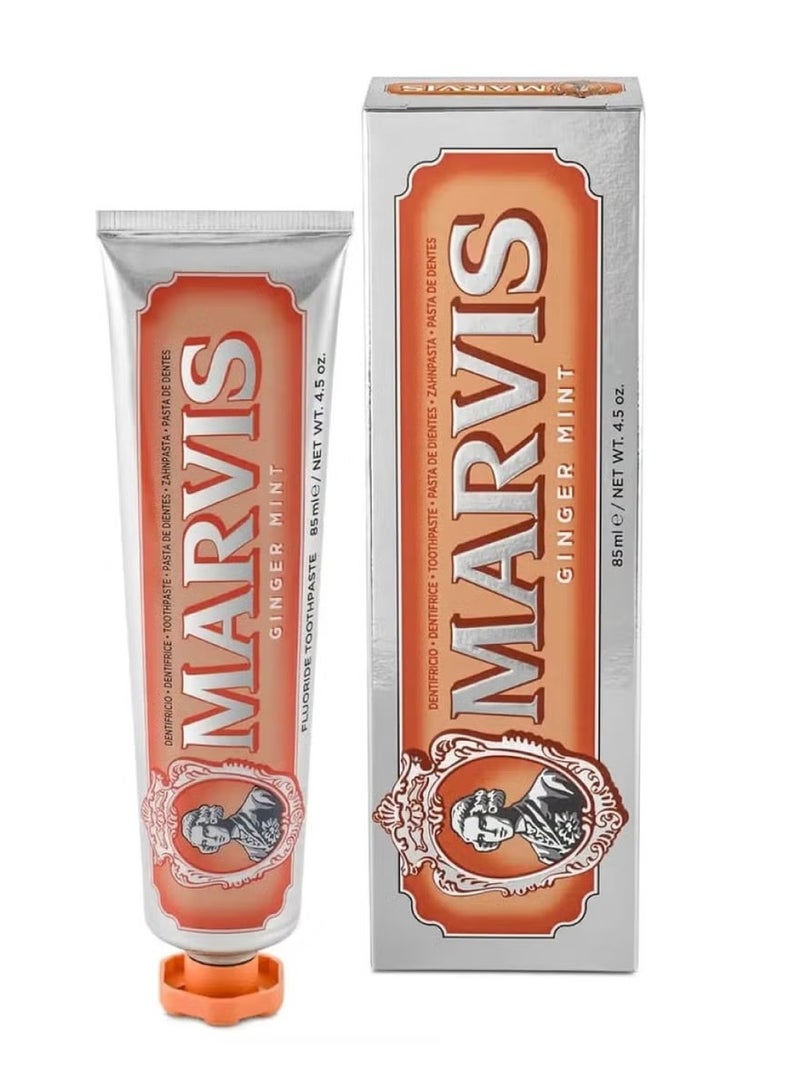 مارفيس معجون أسنان بالفلورايد بنكهة الزنجبيل والنعناع 85 مل - Image 1