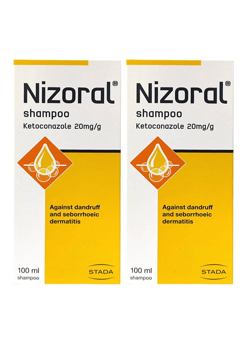 Nizoral - Nizoral Pack Of 2 Anti dandruff Shampoo 100 ml - Image 1