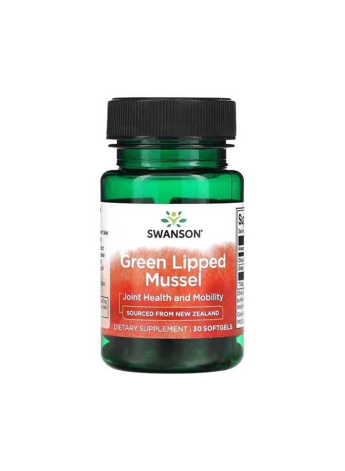 SWANSON Green Lipped Mussel, 30 Softgels