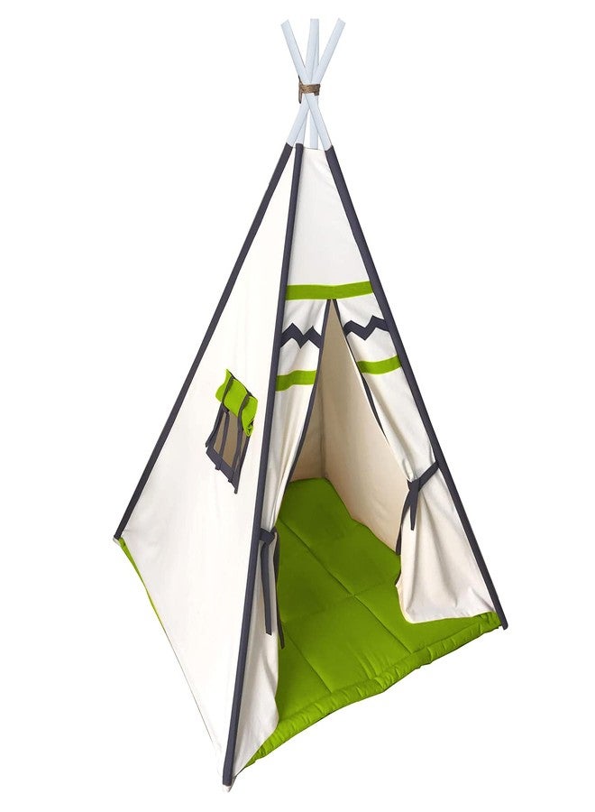 next Day art Tent House for Kids Teepee Play Tent for Kids Portable Foldable Flag House for Children Play Tents - Image 1