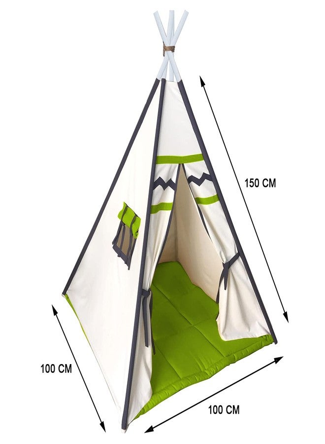 next Day art Tent House for Kids Teepee Play Tent for Kids Portable Foldable Flag House for Children Play Tents - Image 3