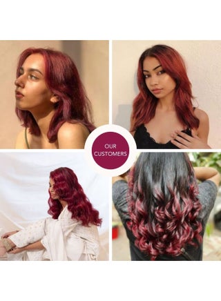 Top-up Semi-permanent Ruby Wine DIY Conditioner Based Hair Colour, 120 gm - view 3