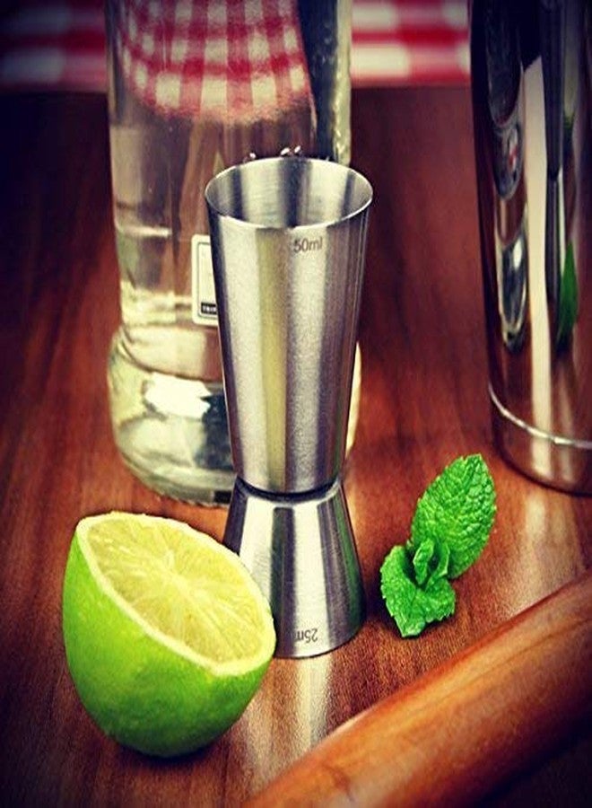Devanjana™ Cocktail Mocktail Mojito Margarita Shaker 500 ml with 30 60 ml Peg Measure Bar Set 2 Pieces - Image 3