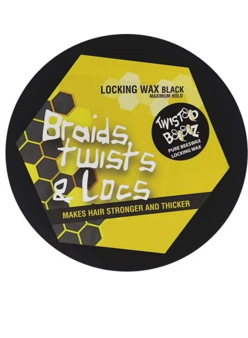 Twisted Beez Bees Wax Black Wax 6.5oz/185g