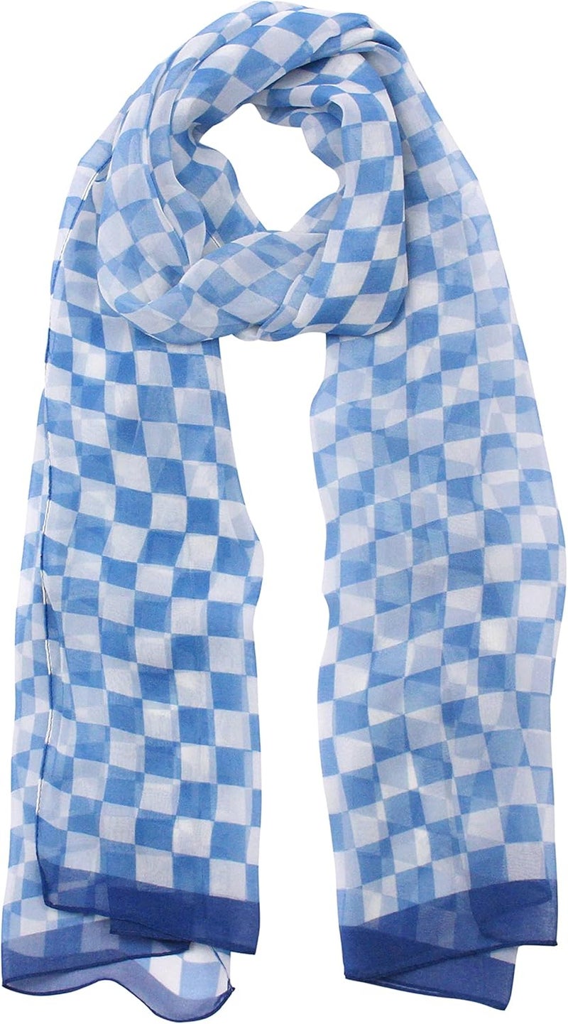 PANTONIGHT Long Chiffon Sheer Scarf For womens - Image 1