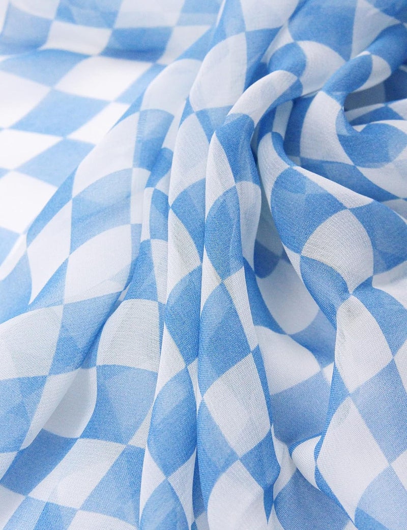 PANTONIGHT Long Chiffon Sheer Scarf For womens - Image 3