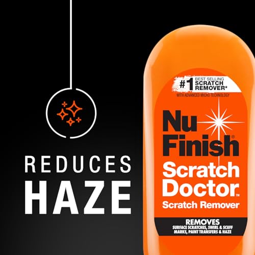 Nu Finish Car Scratch Remover, Scratch Removal for Cars Eliminates Paint Scrapes, Scuffs, Haze and Swirls on Cars, Boats and Motorcycles , 6.5 Oz, White - Image 3