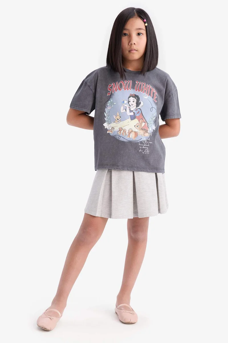 ديفاكتو Girl Thin Sweatshirt Fabric Regular Fit Knitted Skirt