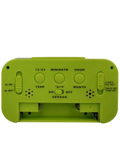 ماركة غير محددة ساعة منبهة بسيطة وأنيقة بشاشة LCD (وردي)  - Image 3
