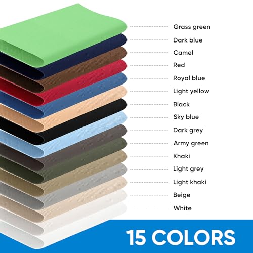 LCEAI Iron On Patches for Clothes, Fabric Patches - Inner Denim Repair, Decorative Clothing & Various Fabric Repairs (6 Pack, 4x8.9 Inches, Black) - Image 3