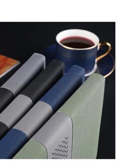 KASTWAVE Classic Leather A5 Notebook with Pen, Vintage Travel Notebook and Pen Journal Diary Business Daily Ideas Notepad, Birthday Gift Set for Girls Mum Dad, Retro Thickened Soft Leather Work Notepad  - Image 5