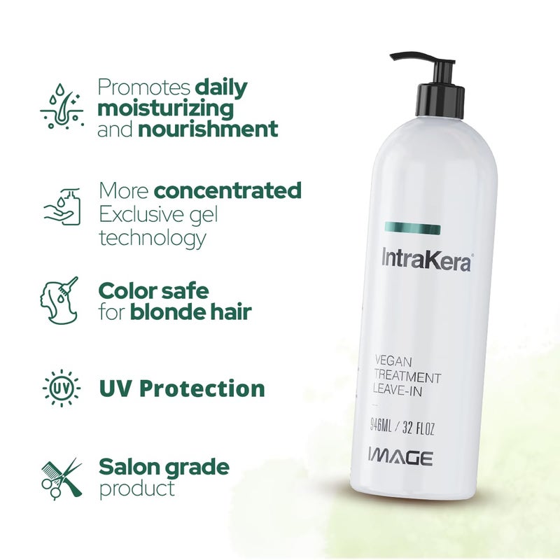 Image Intrakera Leave-In Conditioner for Frizzy, Curly, and Straight Hair - Stop Washing your Hair Every Day - Keratin -Replenisher - Detangler for Dry or Damaged Hair - 32 Fl Oz - Image 4