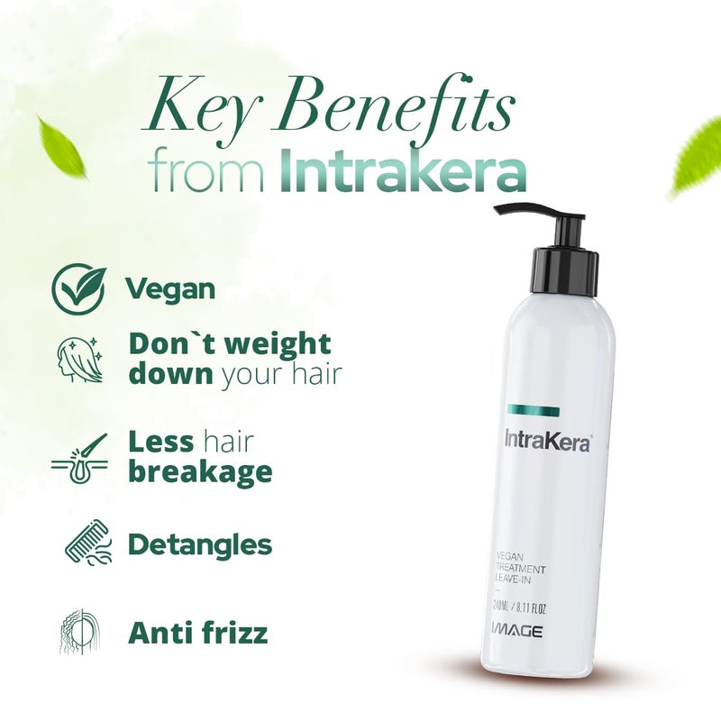 Image Intrakera Leave-In Conditioner for Frizzy, Curly, and Straight Hair - Stop Washing your Hair Every Day - Keratin -Replenisher - Detangler for Dry or Damaged Hair - 32 Fl Oz - Image 3