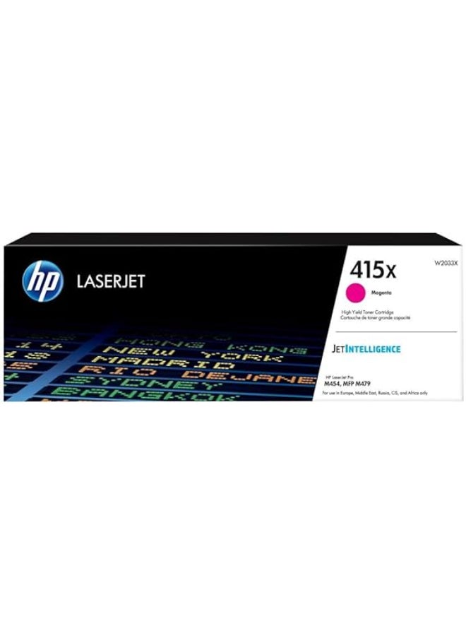 HP Toner 415X W2033X Magenta bis zu 6.000 Seiten Magenta - Image 1