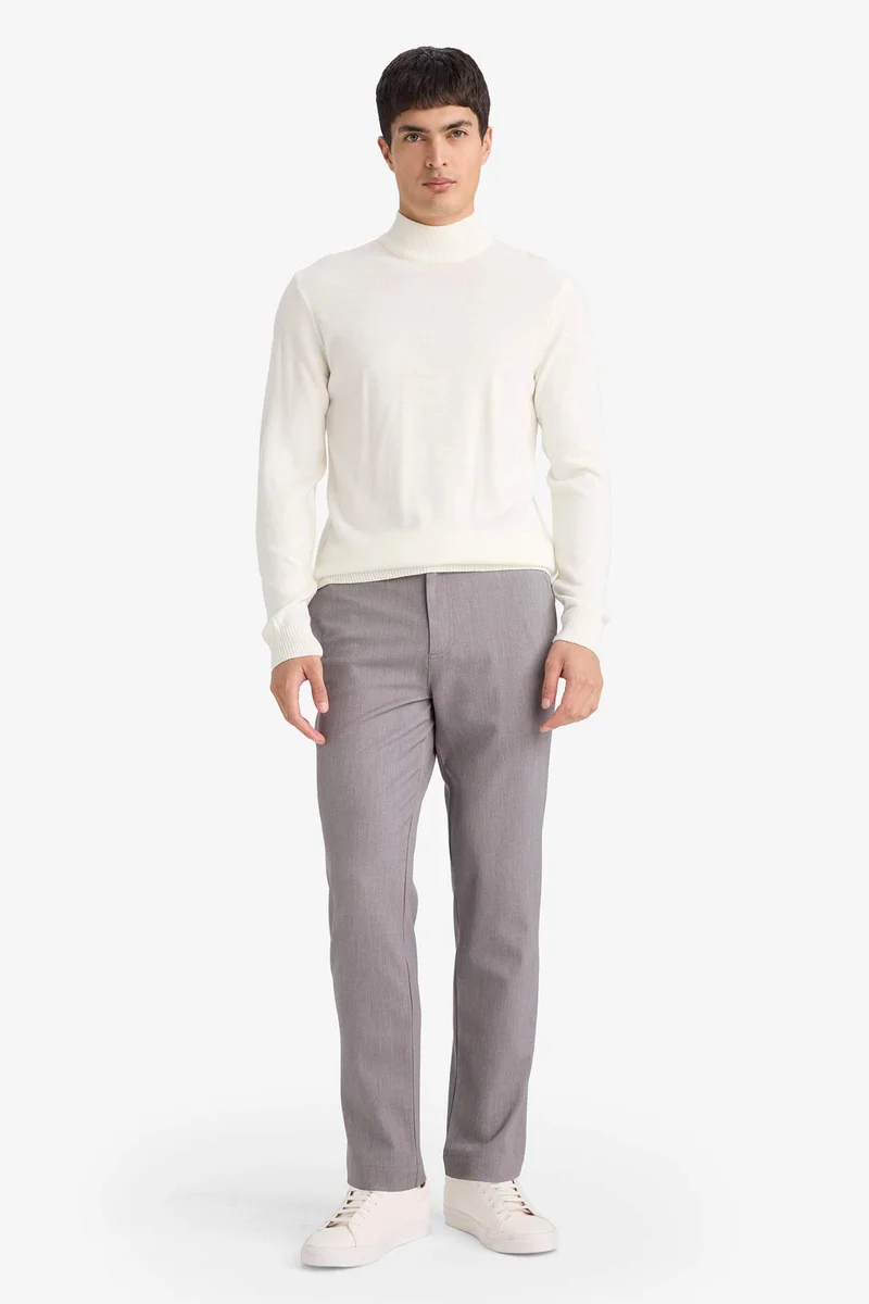 DeFacto Tailored Fit Regular Leg Trousers