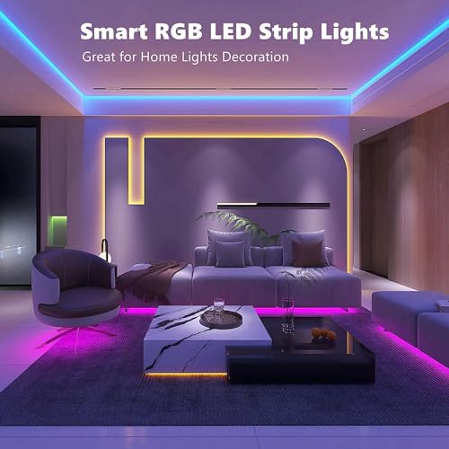 FLYNGO 5 Meter 5050 LED Strip Lights, 300 Led RGB Strip Light with Adaptor, Operated with 16 Modes Remote Controller Multicolor LED Lights for Home Decoration, Diwali, Ceiling, TV (RBG) - Image 2