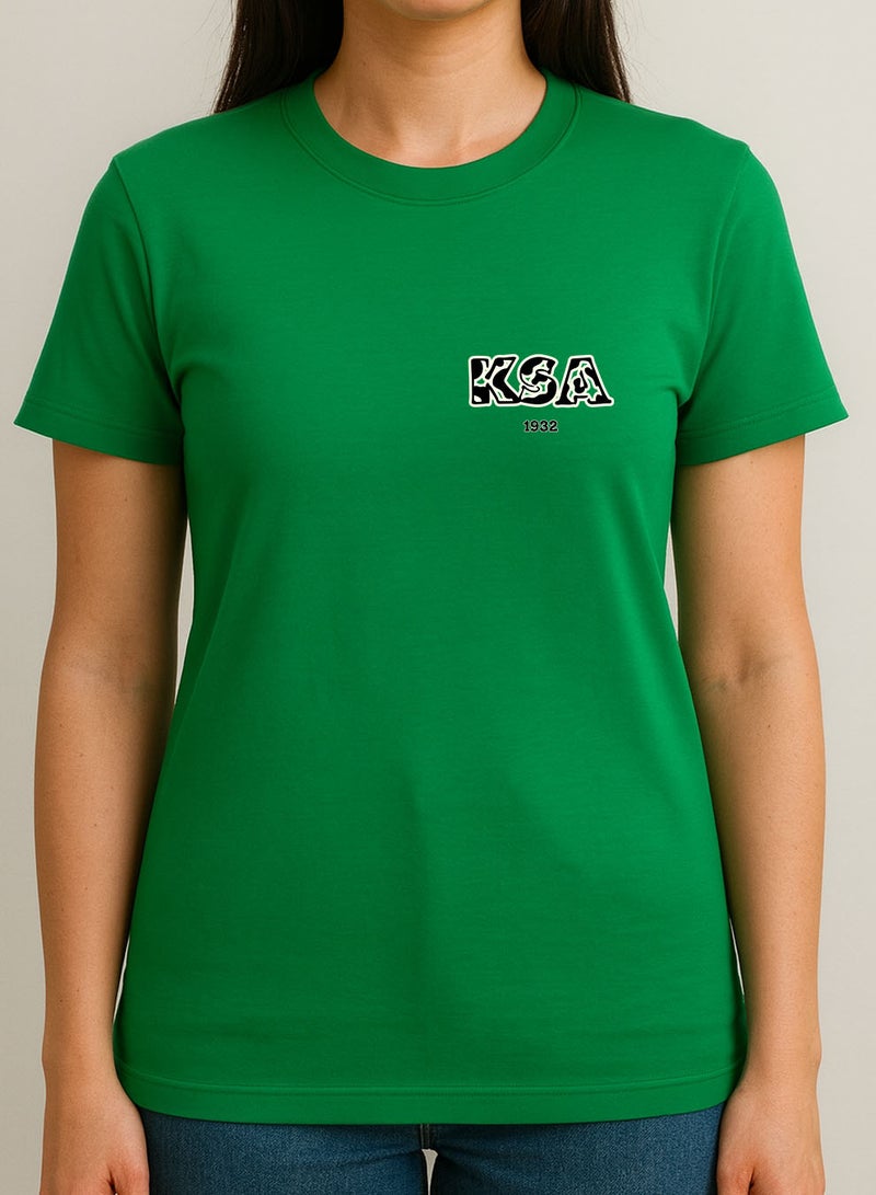 LOWHA Cotton T-Shirt for Saudi National Day or Everyday Saudi Pride Wear for Women & Men - Image 3