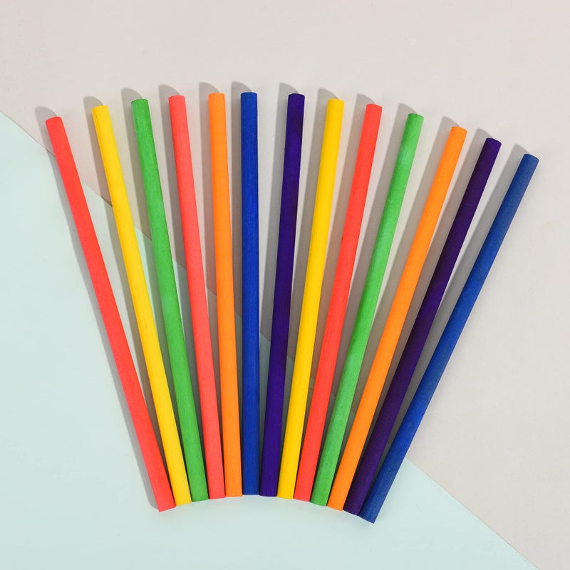 DOMG 60 Pieces Rhythm Sticks for Kids Bulk, 12 Inch Wood Lummi Sticks Music Classroom Percussion Instruments, 6 Colors - Image 5