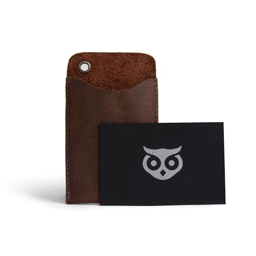 Hide & Drink, EDC Pocket Slip, Multitool Sleeve & Pen Holder for Everyday Use, Camping Accessories, Small Tool Organizer, Full Grain Leather, Handmade, Bourbon Brown - Image 5