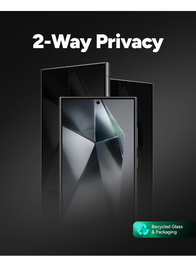 زاج حماية شاشة InvisibleShield للخصوصية لجهاز Samsung Galaxy S24 Plus – فلتر خصوصية ثنائي الاتجاه، شفاف ومضاد للتوهج - Image 5