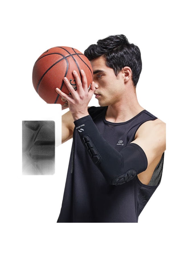NAILEKESI Basketball Arm Sleeves For Men, Extended Sports Elbow Pads, Arm Guards, Fitness Sleeves, Tennis Elbow Protectors, One Pair, Xl Size - Image 2