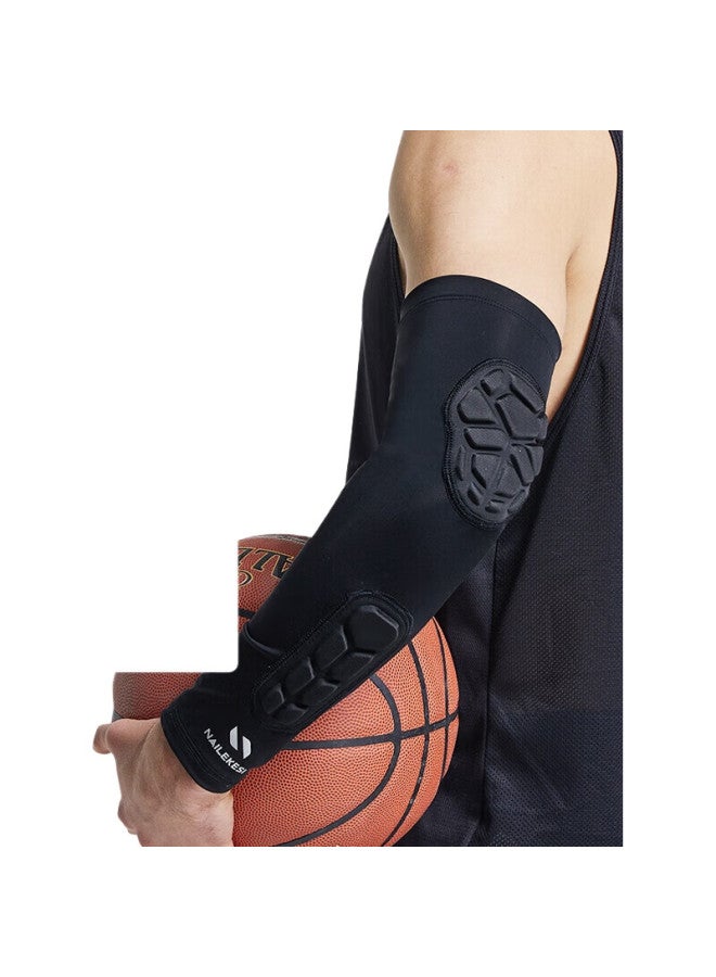 NAILEKESI Basketball Arm Sleeves For Men, Extended Sports Elbow Pads, Arm Guards, Fitness Sleeves, Tennis Elbow Protectors, One Pair, Xl Size - Image 1
