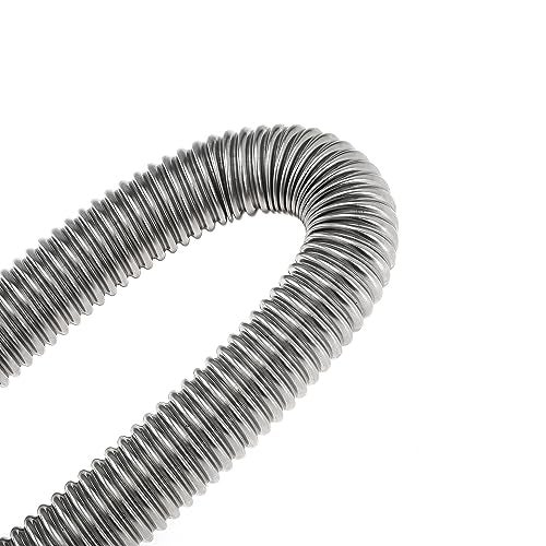 Gopayia 60cm 1 inch Diesel Heater Exhaust Pipe Generator Exhaust Extension Fuel Tank Diesel Gas Vent Hose with Clamps - Image 5