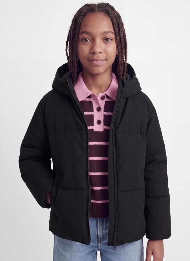 Jack & Jones Junior Youth Regular Fit Galaxy Puffer Jacket - Image 1