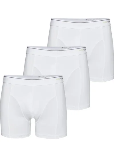 بلاك سباد Men's White Boxer Cotton 3-Pack 9673