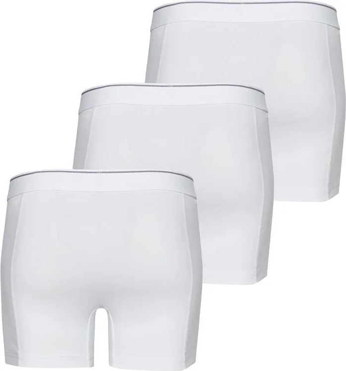 بلاك سباد Men's White Boxer Cotton 3-Pack 9673