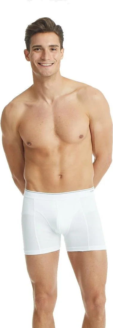 بلاك سباد Men's White Boxer Cotton 3-Pack 9673
