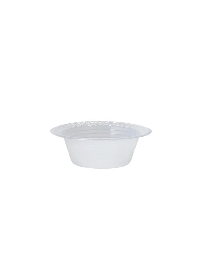 Large plastic soup bowl, size 15 (50 pieces)