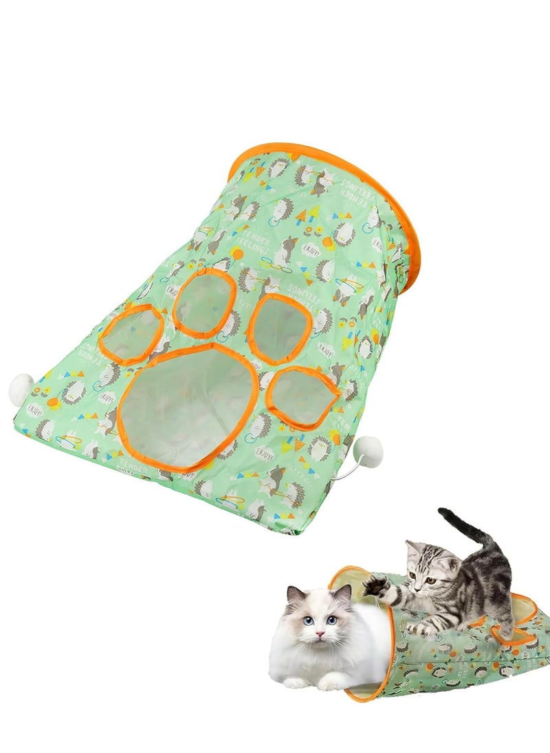 Indoor cat tunnel bag with plush ball interactive toy - pzsku/Z47D64EF63C9C16408A17Z/45/_/1709608817/2ca5e278-251e-4a6b-9225-cd915f7c8d3f