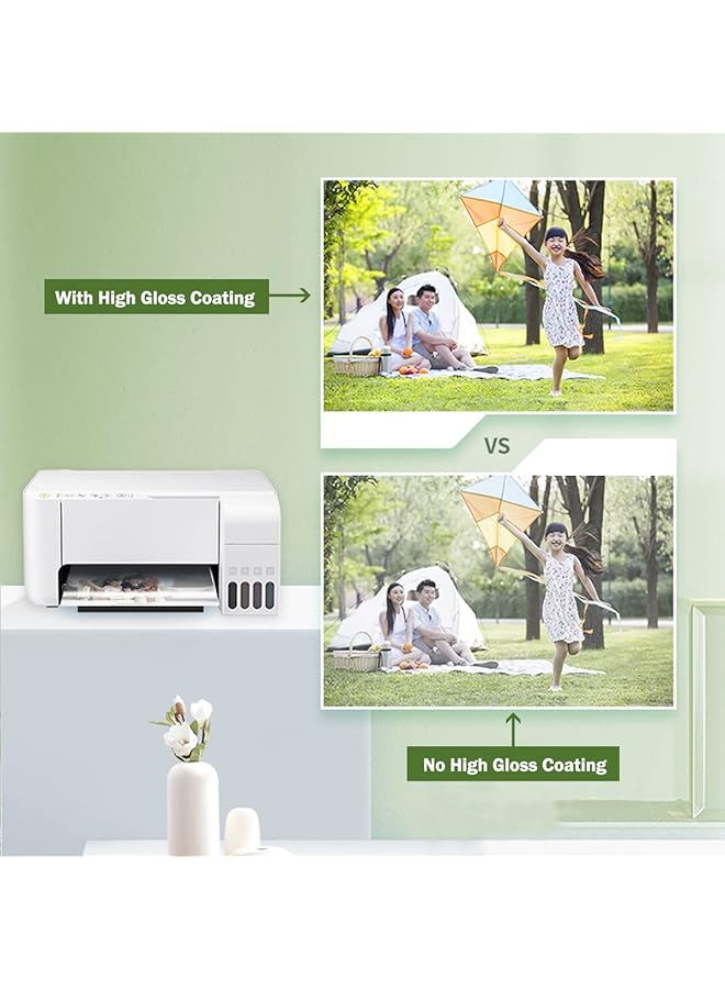 erorex A4 Rc High Gloss Photo Paper For Printer Photograph Print Paper 210*297Mm White Glossy 20 Sheets - Image 3