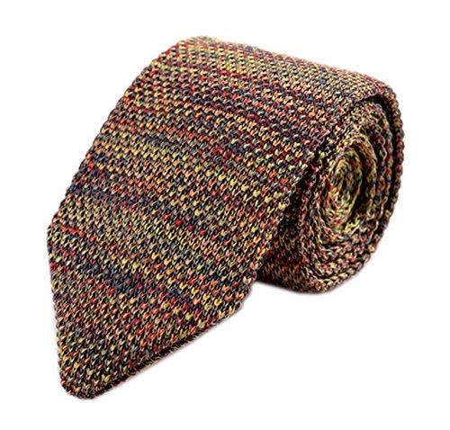 Secdtie Mens Casual Colorful Woven Neck Tie Knit Formal Party New Necktie ,color:13,One Size - Image 5