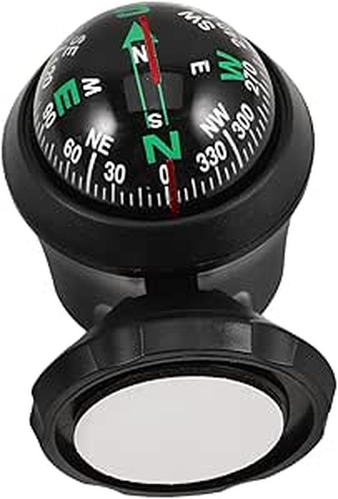 High Precision Car Dashboard Compass For Accurate Navigation Vehicles Motorhomes Outdoor Travel Camping - Image 1