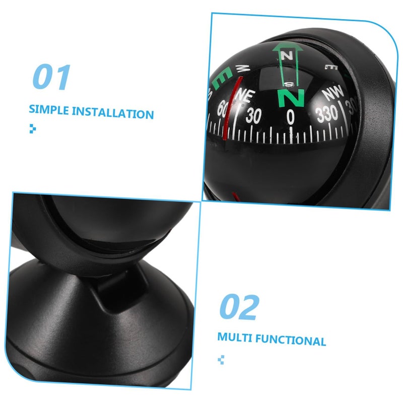 High Precision Car Dashboard Compass For Accurate Navigation Vehicles Motorhomes Outdoor Travel Camping - Image 4