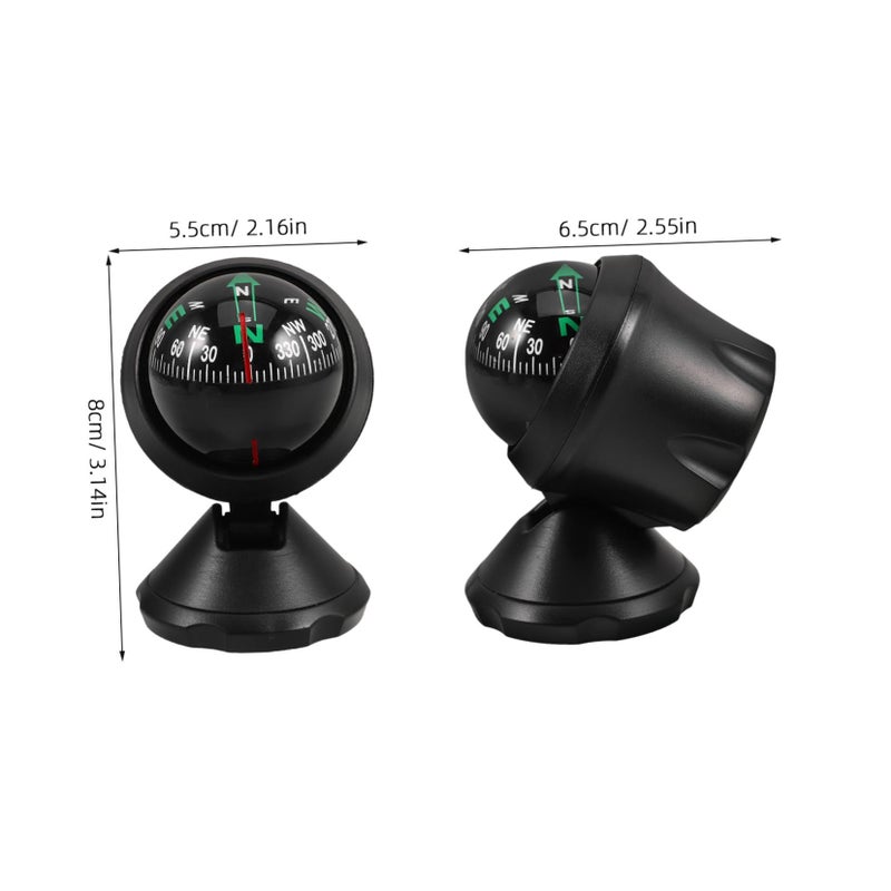 High Precision Car Dashboard Compass For Accurate Navigation Vehicles Motorhomes Outdoor Travel Camping - Image 3