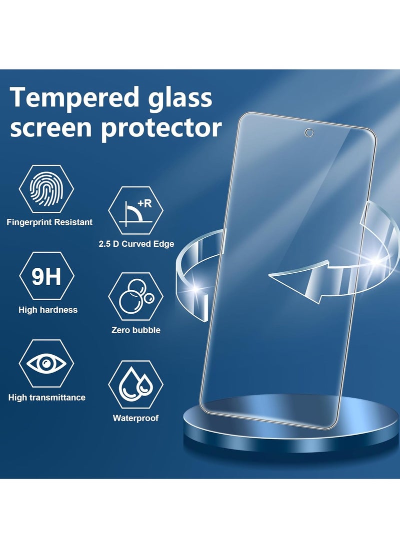 2+2 Pack Screen Protector for Xiaomi 14T Pro Screen Protector, with Camera Lens Protector 9H Hardness Tempered Glass Bubble Free Anti-Scratch Anti-Fingerprint - Image 2