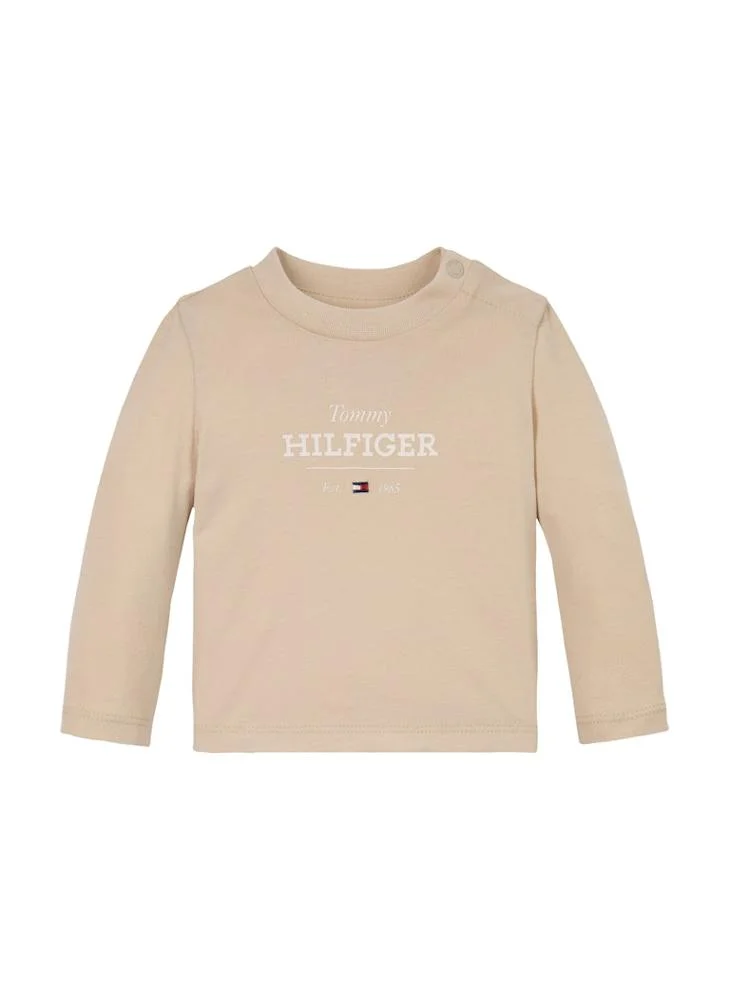 TOMMY HILFIGER Kids Monotype 1985 Logo T-Shirt