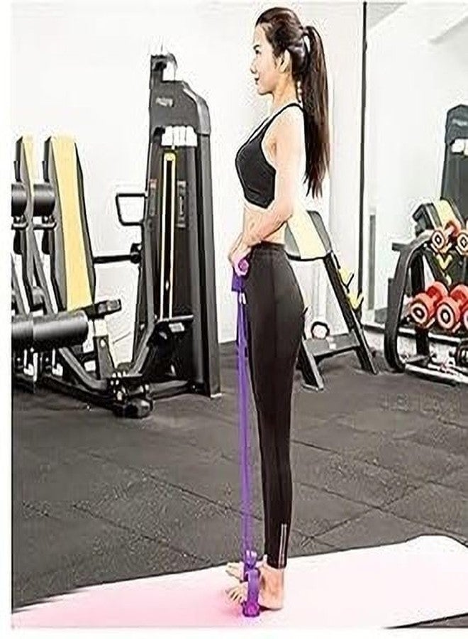 YMD Waist Reducer, Pull Rope Exerciser Resistance Tube (Multicolor) - Image 3