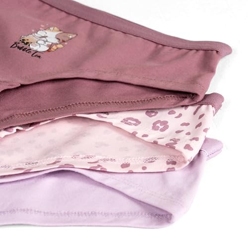 ARIEL Girls Cotton Printed Panties/Briefs (Pack of 6) (pantySLEEPYGUM-5-6-years) - Image 4