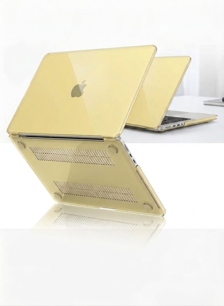 EYEZOOP MacBook Air 13.6-inch Transparent Hard Shell Case Compatible with MacBook Air 13.6-inch Slim Snap-On Protective Laptop Cover with Anti-Scratch Protection & Ventilation - Image 1